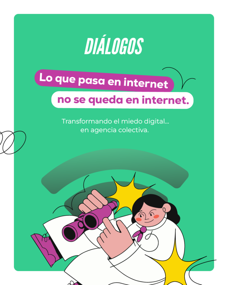 Infografía: Transformando el miedo digital en agencia colectiva.